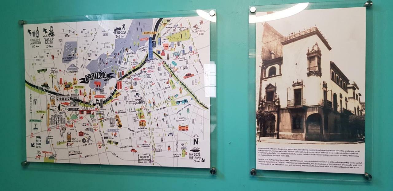 Hostel Boutique Merced 88 Santiago Dış mekan fotoğraf